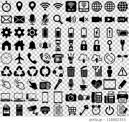 標準圖標集 標準圖標集 118802353