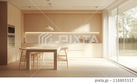 おしゃれで明るいキッチン 118803317