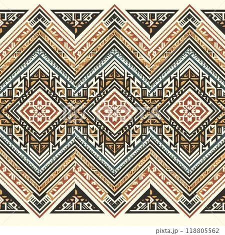 pattern with elements set of patterns in style 118805562