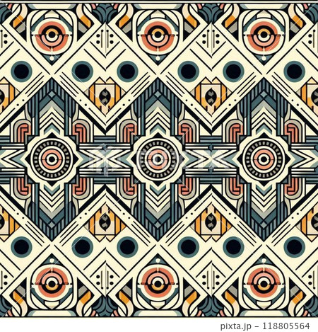 pattern with elements set of patterns in style 118805564