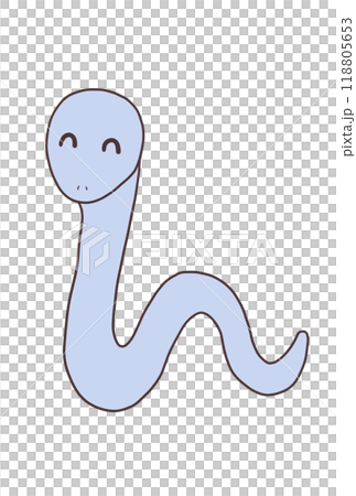 Snake (smile, blue) Snake (smile, blue) 118805653