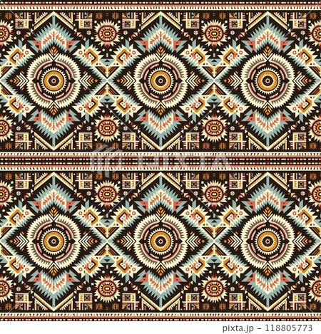 pattern with elements set of patterns in style 118805773