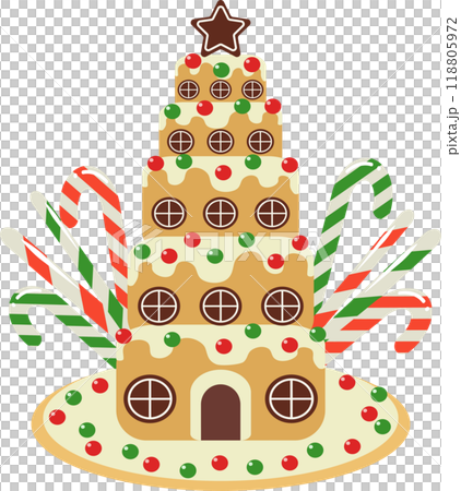 Tower made of sweets 118805972