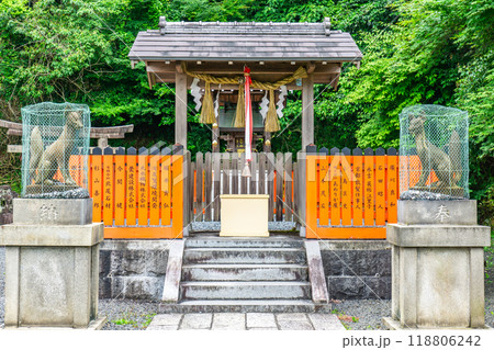 京都市左京区大原来迎院町 出世稲荷神社(秀吉の聚楽第の邸内社) 本殿(出世開運の神) 京都市左京区大原来迎院町 出世稲荷神社(秀吉の聚楽第の邸内社) 本殿(出世開運の神) 118806242
