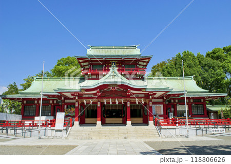 東京都 門前仲町 富岡八幡宮 (深川八幡) 拝殿 東京十社巡りの神社 東京都 門前仲町 富岡八幡宮 (深川八幡) 拝殿 東京十社巡りの神社 118806626