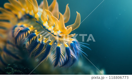 Close-Up of Colorful Sea Creature: Marine Biology Exploration. High quality photo 118806773