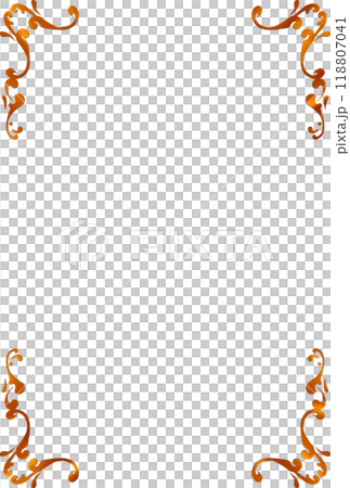 Bronze arabesque frame 118807041