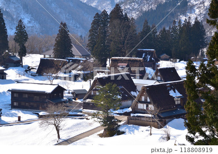 冬 五箇山 相倉集落 冬 五箇山 相倉集落 118808919