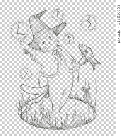 魔法使いの白猫 118810555