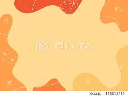 abstract organic shape background autumn season theme vector illustration nature wallpaper template abstract organic shape background autumn season theme vector illustration nature wallpaper template 118811611