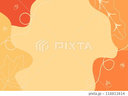 abstract organic shape background autumn season theme vector illustration nature wallpaper template abstract organic shape background autumn season theme vector illustration nature wallpaper template 118811614