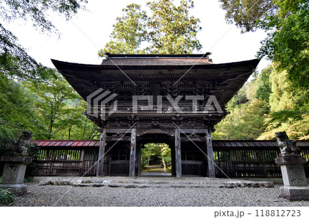大矢田神社は、昔は寺院だったので山門がある。 118812723