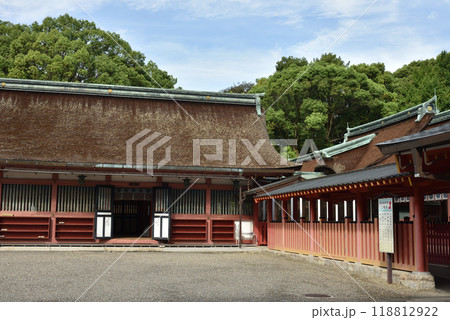 津島神社　拝殿と回廊(愛知県津島市) 118812922