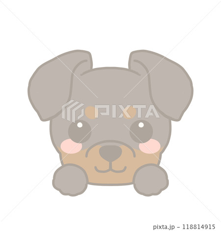 ミニチュアピンシャーのイラスト 118814915