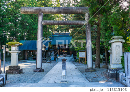 岐阜県高山市神田町 飛騨総社(惣社) 鳥居 岐阜県高山市神田町 飛騨総社(惣社) 鳥居 118815108