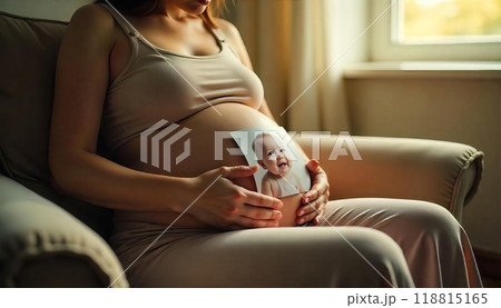 Family Bliss, Smiling Pregnant Father and mother Exemplifying the Beauty of Human Relationships Family Bliss, Smiling Pregnant Father and mother Exemplifying the Beauty of Human Relationships 118815165