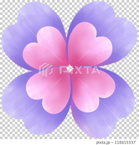 minimal cute flower in pink and purple tone 118815337