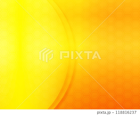 金色の亀甲文様の背景画像　年賀状用の背景イラスト 118816237