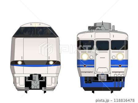 富山の列車No.3_683系4000番台 / 457系 118816478