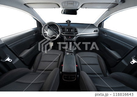 Modern car driver cockpit Modern car driver cockpit 118816643