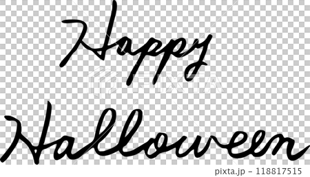 Happy Halloween ハッピーハロウィン 筆記体 英文字 Happy Halloween ハッピーハロウィン 筆記体 英文字 118817515
