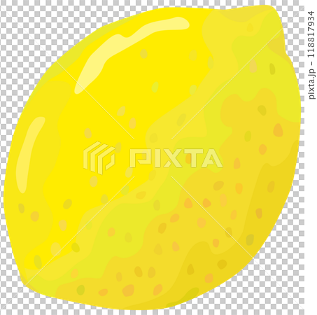 Simple lemon illustration vector material Simple lemon illustration vector material 118817934