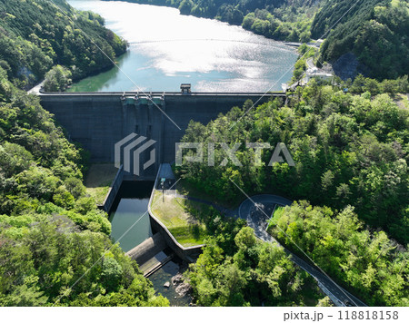 岡山県津山市　黒木ダム 118818158
