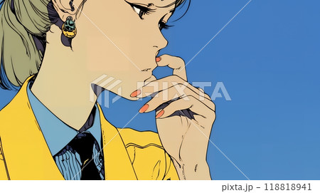 苦悩しているビジネスパーソン