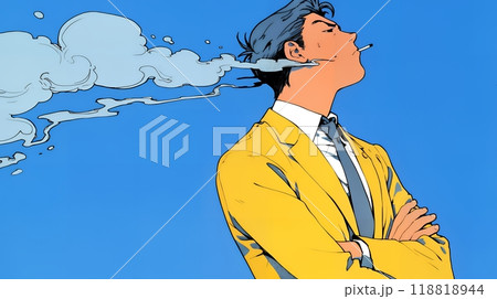 苦悩しているビジネスパーソン