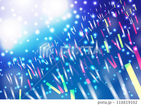 コンサート会場風のキラキラ背景素材 118819102