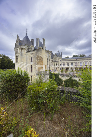 Breze Castle (Chateau de Breze), UNESCO World Heritage Site, Pays de la Loire, France Breze Castle (Chateau de Breze), UNESCO World Heritage Site, Pays de la Loire, France 118819561