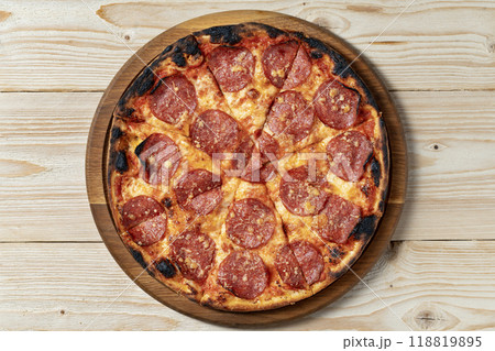 pepperoni pizza pepperoni pizza 118819895