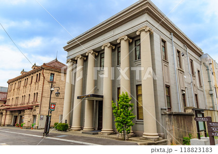 福島県 会津若松市 七日町通りの街並み 福島県 会津若松市 七日町通りの街並み 118823183