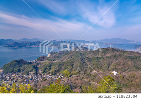【高見山展望台からの風景】 広島県尾道市向島町立花 118823304