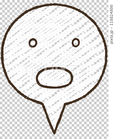 Simple speech bubble icon 118824800