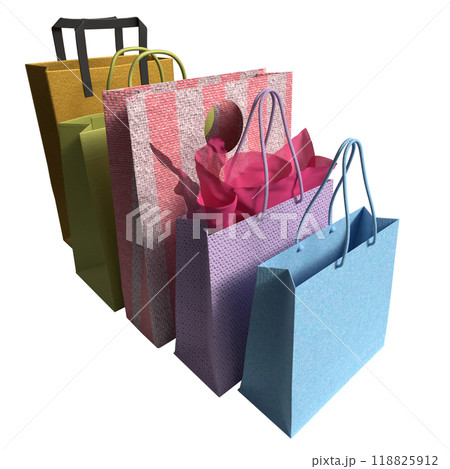 The Shopping bag for sale or advertising concept 3d rendering. 118825912
