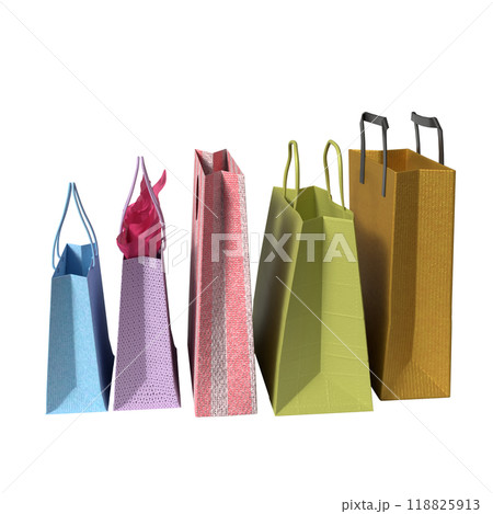 The Shopping bag for sale or advertising concept 3d rendering. The Shopping bag for sale or advertising concept 3d rendering. 118825913