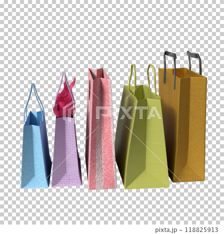 The Shopping bag for sale or advertising concept 3d rendering. The Shopping bag for sale or advertising concept 3d rendering. 118825913
