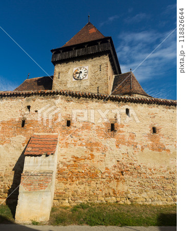 Church Fortification in Axente Sever is landmark of Transilvania Church Fortification in Axente Sever is landmark of Transilvania 118826644
