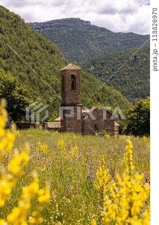 Santa Eulalia de les Cases de Posada chapel in Naves, Spain 118826970