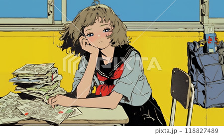 登校拒否：学校に行きたくないと悩んでいる女子高生