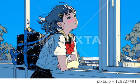 登校拒否：学校に行きたくないと悩んでいる女子高生