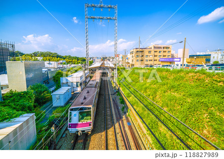 日本の横浜都市景観 9月・あざみ野駅などを望む=6日 日本の横浜都市景観 9月・あざみ野駅などを望む=6日 118827989