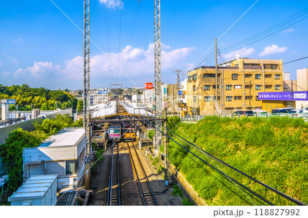 日本の横浜都市景観 9月・あざみ野駅などを望む=6日 日本の横浜都市景観 9月・あざみ野駅などを望む=6日 118827992