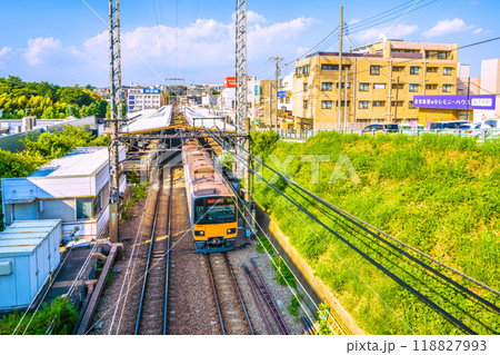 日本の横浜都市景観 9月・あざみ野駅などを望む=6日 日本の横浜都市景観 9月・あざみ野駅などを望む=6日 118827993