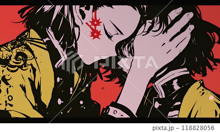 絶望：不安と絶望を感じている少女