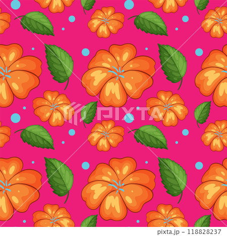 Vibrant Floral Seamless Pattern Vibrant Floral Seamless Pattern 118828237