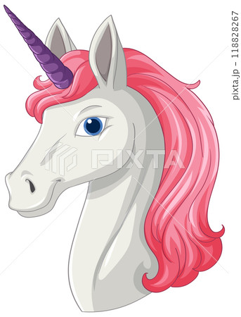 Magical Unicorn with Pink Mane Magical Unicorn with Pink Mane 118828267