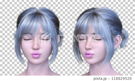 Close-up of a woman's face Close-up of a woman's face 118829520