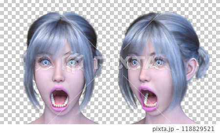 Close-up of a woman's face Close-up of a woman's face 118829521